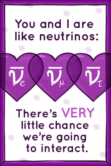 Awesome physics Valentines (and anti-Valentines) from symmetry magazine Nerd Jokes, Anti Valentines, Anti Valentines Day, Nerd Love, Science Humor, Card Inspiration, Inspirational Cards, You And I, Physics