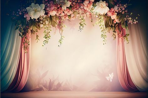 Photo elegant floral wedding backdrop wa... | Premium Photo #Freepik #photo #rose-wallpaper #rose-garden #floral-art #garden-pattern Floral Wedding Backdrop, Wedding Banner Design, Wedding Photo Background, Backdrop Wallpaper, Birthday Background Design, Elegant Floral Wedding, Wedding Background Images, Blur Photography, Wedding Background Decoration