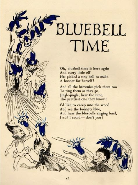 Time Poem, Nursery Rhymes Poems, Fairy Quotes, Enid Blyton Books, Childrens Poems, Childrens Poetry, Kids Poems, Enid Blyton, Vintage Fairies