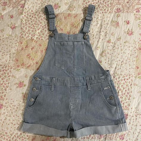 Pinstripe Overalls, Aesthetic Brandy Melville, Overalls Cute, Daughter Aesthetic, Virtual Wardrobe, Ballet Core, Costume Design, Brandy Melville, Minion