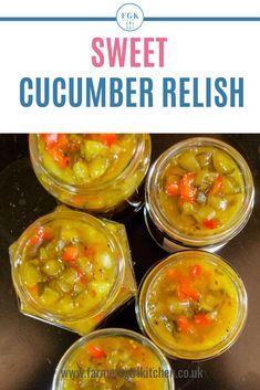 Cucumber And Pepper Relish, Preserved Cucumber Recipes, Sweet Cucumber Relish Recipe, Preserving Cucumbers Without Pickling, Cucumber Pickles Easy, Cucumber Pickles Recipes, Cucumber Chutney Recipes, Homemade Relish From Cucumbers, Relish Recipes Easy