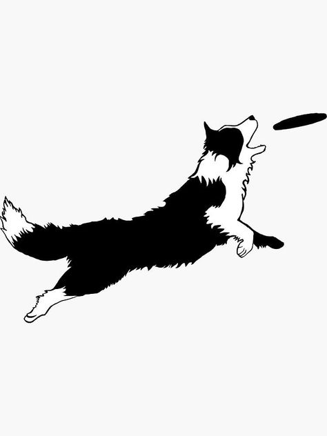 Border Collie Dibujo, Border Collie Silhouette, Border Collie Merle, Border Collie Tattoo, Border Collie Art, Image Border, Night Sky Painting, Canine Art, Lucky Dog