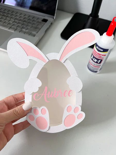 Easter Bunny Gift Box – Cardstock Warehouse Crafts For Spring, Free Crochet Bunny, Candy Box Template, Cardboard Crafts Kids, Easter Paper Crafts, Easter Basket Crafts, Baby Crafts Diy, Easter Gift Boxes, Paper Box Diy