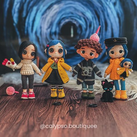 Coraline Doll Crochet, Crochet Coraline Doll, Crochet Coraline, Hardware Stores, Coraline Doll, Have A Great Weekend, Other Mothers, Crochet Diy, Craft Handmade