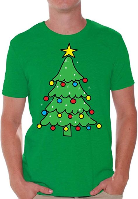 Amazon.com: Awkward Styles Christmas Tree Men's Shirt Lit Christmas Tree Tshirt Red XL: Clothing Christmas Tree Tshirt Designs, Fall Birthday Outfits, Pjs Aesthetic, Outfit Inspo Christmas, Christmas Outfit Ideas Casual, Aesthetic Christmas Outfits, Fall Birthday Outfit, Christmas Outfit Aesthetic, Christmas Outfit Casual