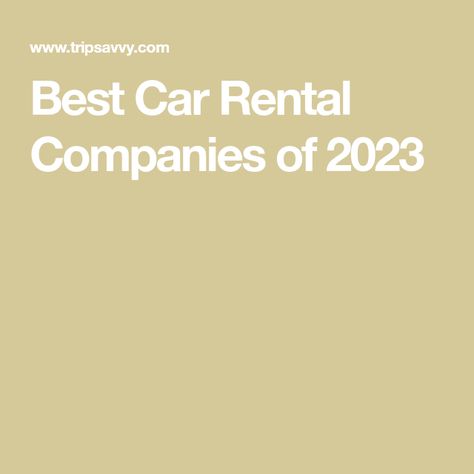 Best Car Rental Companies of 2023 Car Budget, Ski Rack, Car Rental Company, Car Rentals, Car Rental Service, Free Cars, Rental Company, Top Cars, Toyota Prius