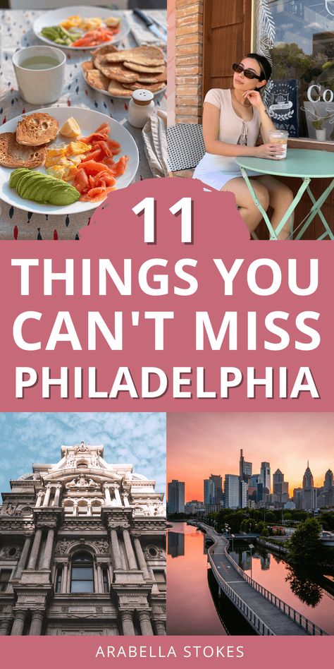 Planning your Philadelphia vacation? Don’t miss this list of top things to do in Philadelphia! — Philadelphia travel guide | Philadelphia things to do | Philadelphia what to do | Philadelphia aesthetic | Philadelphia photography | Philadelphia outfits | Philadelphia itinerary Best Things To Do In Philadelphia, Penns Landing Philadelphia, Top Things To Do In Philadelphia, Philadelphia Weekend Trip, Things To Do In Philadelphia Fall, South Street Philadelphia, Philadelphia Bucket List, What To Do In Philadelphia, Philadelphia Itinerary