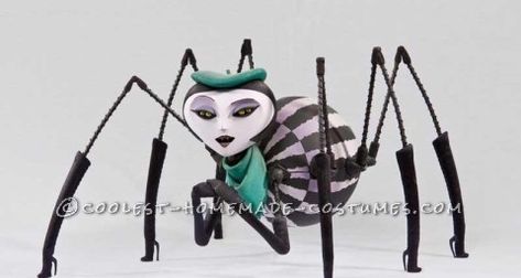 Coolest Spider Costume for a Girl Spider Puppet, James And The Giant Peach Costume, Miss Spider, James And Giant Peach, James And The Giant Peach, Peach Costume, Spider Queen, Spider Costume, Not Having Kids