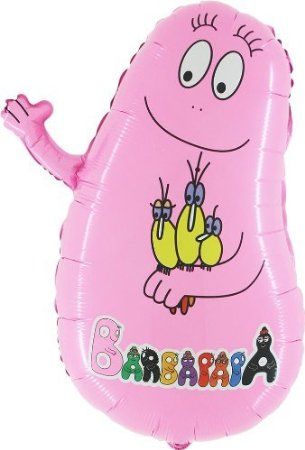 76cm Pink Barbapapa Shaped Foil Balloon (CS153) [Toy] Le Ballon, Balloon Party, Decoration Birthday, Hand Pump, Helium Balloons, The Balloon, Foil Balloons, Zeppelin, Party Balloons