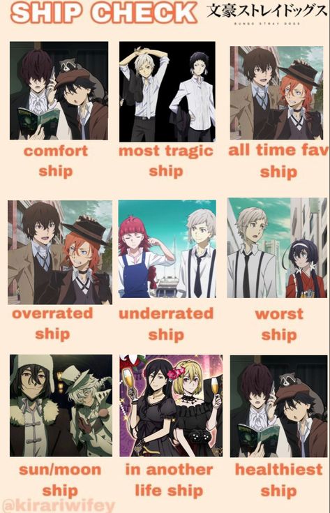 yes dazai x chuuya is my fav ship yes i think its overrated,,, lucy x atsushi is litterally the cutest like yes i kinda ship him w aku but that ship only brings me pain whilst lucy x atsushi makes me happy Bsd Lucy X Atsushi, Bottom Dazai X Atsushi, Bsd Dazai X Atsushi, Jealous Akutagawa X Atsushi, Dazai X Chuuya Ship, Dazai X Atsushi Kiss, Atsushi X Yn, Bungo Stray Dogs Ships, Bungou Stray Dogs Ships