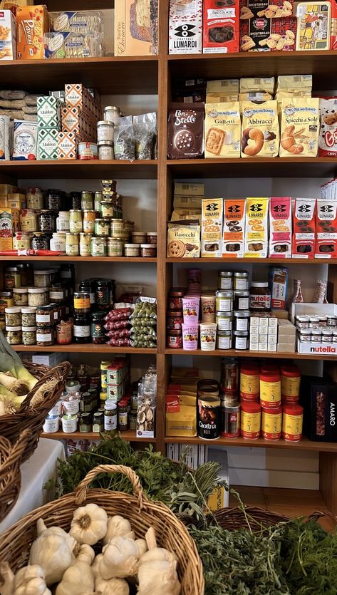 Cozy Grocery Store, Local Grocery Store Design, Organic Store Interior, Gourmet Grocery Store, Tiny Grocery Store, Pie Shop Interior, Country Store Aesthetic, European Grocery Store, Shopkeeper Aesthetic