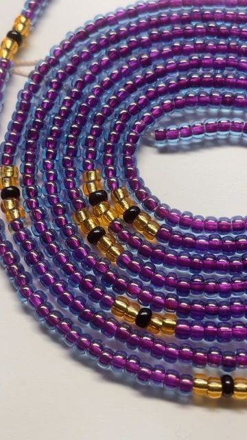 Second Option, Black Beads, Purple And Black, Making Ideas, Statement Necklace, Sound, Wonder, Beads, Purple