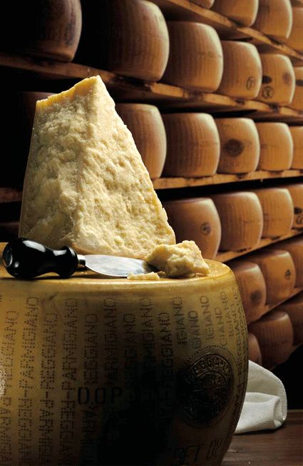 Parmigiano Reggiano (parmesan cheese) Farming Life, King Food, Italian Cheese, Cheese Shop, Think Food, Wine Cheese, Cheese Lover, Parmigiano Reggiano, Slow Food