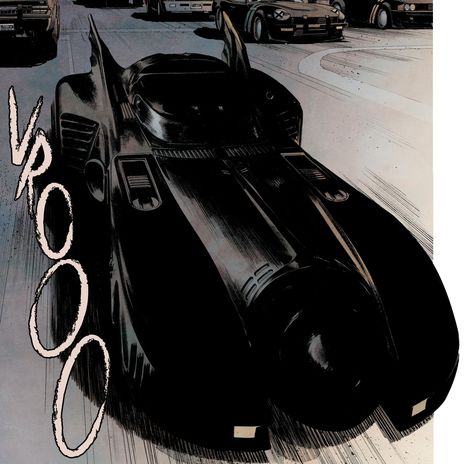 Batmobile Comic, Sean Gordon Murphy, Iron Batman, 1989 Batmobile, Comic Illustrations, Dark Knights, Batman 1989, Batman Forever, Batman Batmobile