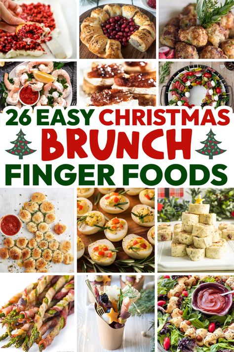 Hosting a holiday party? These easy Christmas brunch finger foods are going to be a hit! Brunch ideas Christmas, Christmas friends party food, Christmas buffet ideas food easy recipes, Christmas day brunch, Christmas finger foods easy, Christmas entertaining, best Christmas appetizers, Christmas party food aesthetic, Christmas aesthetic. Brunch Foods For Christmas, Brunch Xmas Ideas, Christmas Day Finger Food Ideas, Christmas Morning Breakfast Finger Foods, Christmas Morning Finger Foods, New Year Day Brunch Ideas, Christmas Brunch Party Food, Christmas Day Brunch Ideas Easy Recipes, Brunch For Christmas