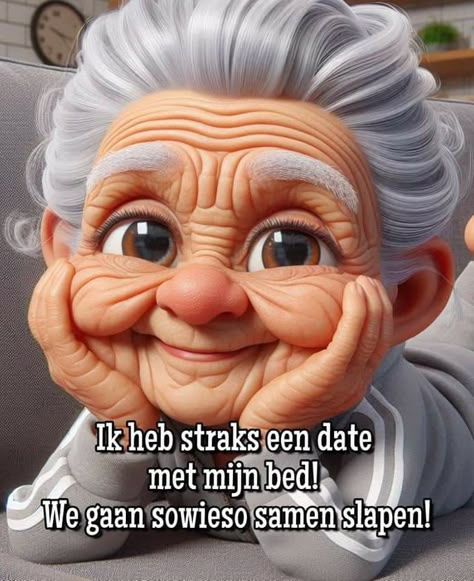 Blond Amsterdam, Slaap Lekker, Funny Caricatures, Getting Old, Friends Forever, Spiritual Quotes, Smiley, Good Night, Birthday Cards