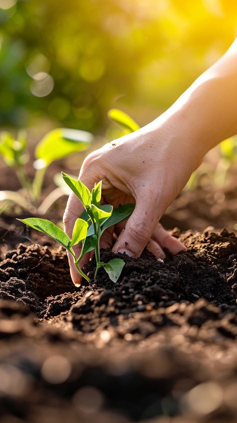 #Planting Young #Seedling: A caring hand gently #plants a young #seedling in fertile #soil, nurturing future #growth. #planting #seedling #soil #growth #nature #aiart #aiphoto #stockcake ⬇️ #Download and 📝 #Prompt 👉 https://stockcake.com/i/planting-young-seedling_152046_20403 Sowing Seeds, Plant Seeds, Seed Planter, Pot Image, Swiss Family Robinson, Reap What You Sow, Growing Greens, Scenery Background, Beauty Foods