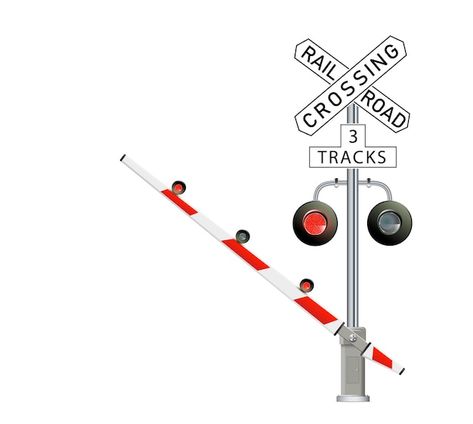 Railroad Crossing Signs, July Background, Railroad Crossing, America Independence Day, Independence Day Background, Crossing Sign, Holiday Banner, United States Flag, Patriotic Holidays