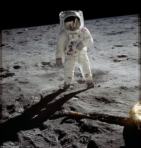 The immortal footsteps of commander Neil Armstrong were inscribed into history when the wh... Apollo 11 Moon Landing, Apollo 11 Mission, Lunar Landing, Rare Historical Photos, Michael Collins, Buzz Aldrin, Moon Art Print, Space Wall Art, Neil Armstrong