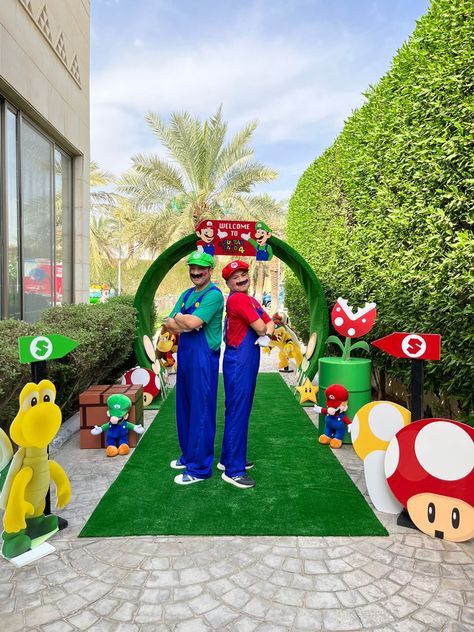 Super Mario Land, Maths Day, Super Mario Birthday Party, Mario Birthday Party, Super Mario Birthday, Party Setup, Kids Birthday Theme, Mario Birthday, Mario Bros.