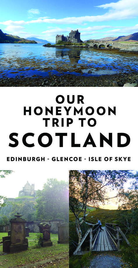 For Our Honeymoon in Scotland, we visited Edinburgh, Glencoe and the Isle of Skye. Click to see our full itinerary and recommendations for planning your own Scottish honeymoon or 7 days in Scotland. | Ultimate Bridesmaid Scotland Honeymoon, Honeymoon In Scotland, Popular Honeymoon Destinations, Bali Honeymoon, Visit Edinburgh, Best Honeymoon Destinations, Itinerary Planning, Hawaii Honeymoon, Best Honeymoon