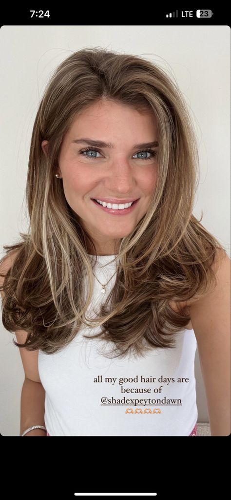 Armpit Length Hair, Collarbone Length Hair, Honey Brown Hair, Layered Haircuts For Medium Hair, Hairstyles For Layered Hair, Blowout Hair, Voluminous Hair, Good Hair, Haircuts For Medium Hair