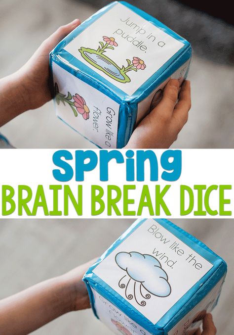 Spring Movement Cards Free, Easy Spring Activities For Preschool, Preschool Brain Breaks, Spring Movement Activities For Preschool, Spring Break Toddler Activities, Flower Gross Motor Activities, Spring Gross Motor Activities Preschool, Spring Group Activities, Spring Motor Activities