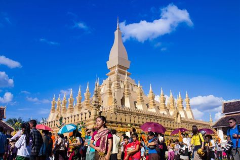 Laos is a great place to learn about Buddhism, as Lao culture is mainly based on Buddhist-animist traditions. One of the main events in the religious Lao Culture, Laos Country, Laos Culture, Vientiane, Different Cultures, Buddhist Monk, The Full Moon, In November, Laos