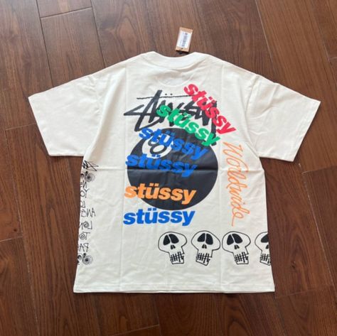 stussy 8-ball series short-sleeved T-shirt 8 Ball Design, Stussy Clothing, Ball Design, 8 Ball, Fashion Inspo Outfits, Shirt Shop, Shirt Designs, Fashion Inspo, Monogram