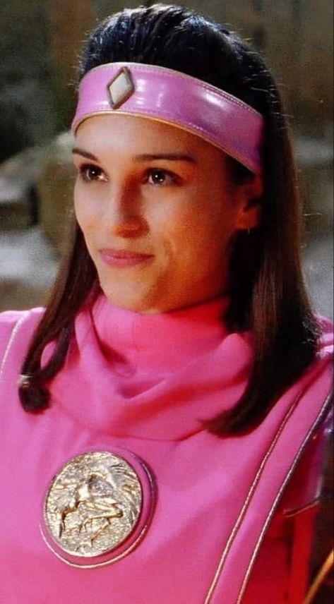 Kimberly Pink Ranger, Kimberly Power Rangers, Power Rangers Kimberly, Rosé Pink Aesthetic, Pink Ranger Kimberly, Ranger Dnd, Amy Jo Johnson, Kimberly Hart, White Ranger