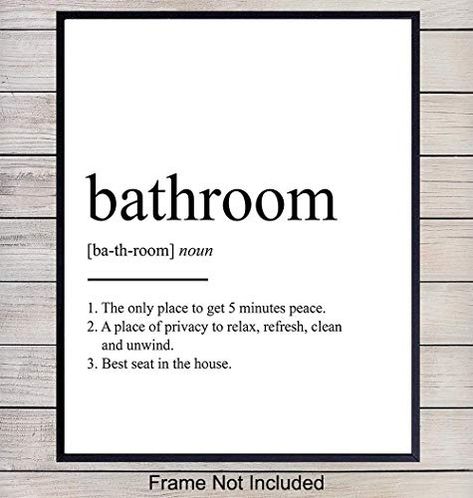 Bathroom Quotes Decor, Bathroom Posters Funny, Chocolate Bedroom, Bath Quotes, Toilet Quotes, Pictures For Bathroom Walls, Kitchen Classroom, Bathroom Family, Apartment Bar