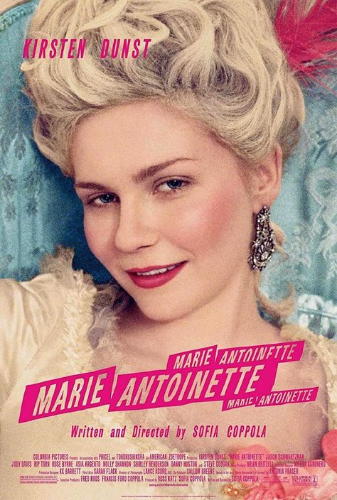 Marie Antoinette Film, Kirsten Dunst Marie Antoinette, Joan Plowright, Marie Antoinette Movie, Sofia Coppola Movies, Danny Huston, Drama Films, Lauren Holly, Greg Kinnear