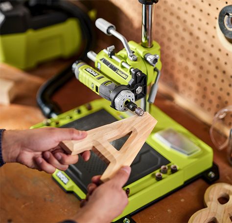 New Ryobi Rotary Tool Hobby Station Rotary Tool Projects Diy, Rotary Tool Projects, Ryobi Cordless Tools, Hobby Station, Ryobi Power Tools, Wood Working Tools, Ryobi Tools, Dremel Projects, Hobby Tools