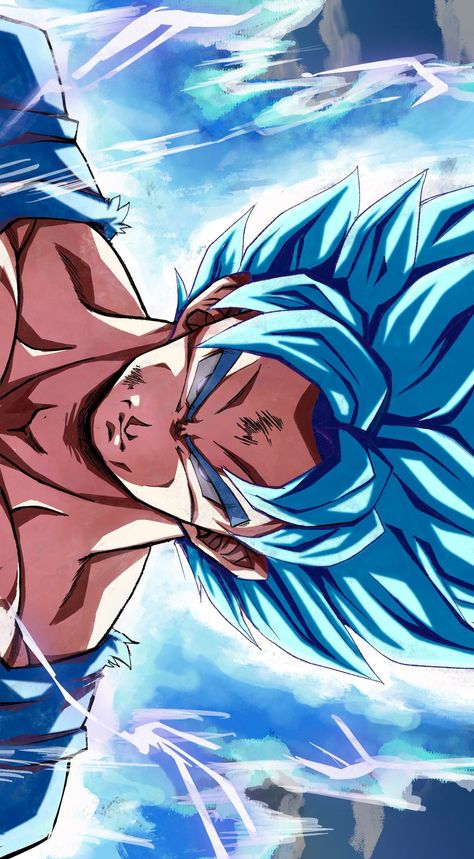 Super Saiyan Blue Goku, Dragon Ball Universe, Goku Blue, Goku Super Saiyan Blue, Drawings For Him, Dbz Drawings, Super Broly, Dragon Wallpaper Iphone, Image Dbz