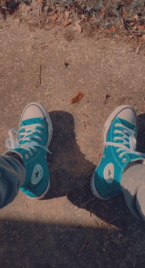 Teal Converse Aesthetic, Teal Converse, Converse Aesthetic, Photo Walls, Wallpaper Earth, Fresh Shoes, Spider Gwen, Hair Clothes, Fake Story