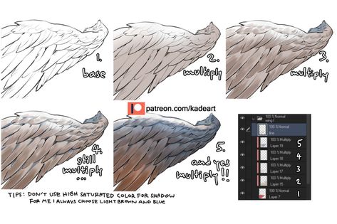 Kadeart Hawks, Hawks Fanart, Wings Drawing, Concept Art Tutorial, How To Shade, Coloring Tutorial, Digital Painting Tutorials, Art Prompts, Art Archive