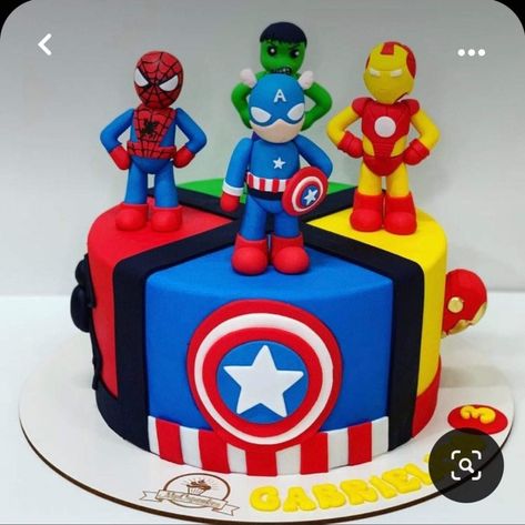 Marvel Heroes Cake, Super Hero Birthday Cake Ideas, Super Héros Birthday Party, Super Hero Cakes For Boys, Avenger Theme Cake, Superhero Birthday Party Cake, Avengers Cake Ideas, Marvel Theme Cake, Birthday Cake Superhero