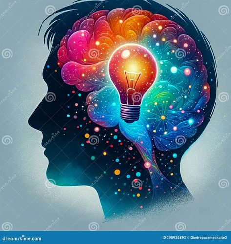 Idea comes to humans. #eureka-moment #Brainwave #Lightbulb-moment #A-stroke-of-genius Brain Pictures, Lightbulb Moment, Eureka Moment, Brain Art, Clear Mind, Brain Waves, The Arrival, Open Book, Of Ideas