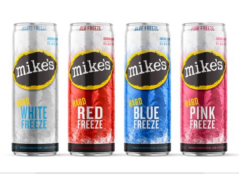 Lemonade Brand, Mikes Hard, 90’s Nostalgia, Hard Lemonade, Mark Anthony, Brain Freeze, Frozen Cherries, Hard Seltzer, Blue Raspberry