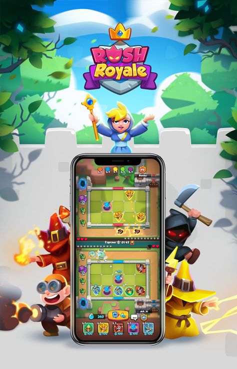 ArtStation - Rush Royale: Tower Defense , Sonic Freskovich Game Level Design, Tower Defense, Level Design, Game Concept, Game Ui, Facebook Sign Up, Arcade Games, Defense, Gaming Products