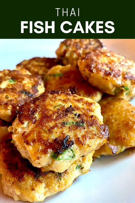 Vietnamese Fish Cakes, Thai Fish Cakes Authentic, Thai Fish Cakes Recipe, Fish Head Recipe, Fish Cakes Recipe Easy, Fish Cakes, Thai Fish Cakes, Fish Snacks, Fish Cakes Recipe