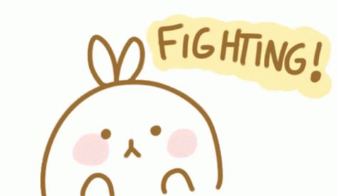 Bunny Good Luck GIF - Bunny GoodLuck Fighting - Discover & Share GIFs Good Luck Gif, Cutest Bunny Ever, Korean Expressions, Subject Object, Korean Stickers, Subject And Verb, Cersei Lannister, Cartoon Painting, Kawaii Shop