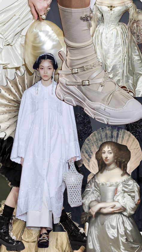 Rococo Aesthetic Fashion, Rococo Moodboard, Moodboard Aesthetic Fashion, Rococo Aesthetic, Moodboard Aesthetic, Brand Concept, Sofia Coppola, Fashion Mood Board, Empire Dress