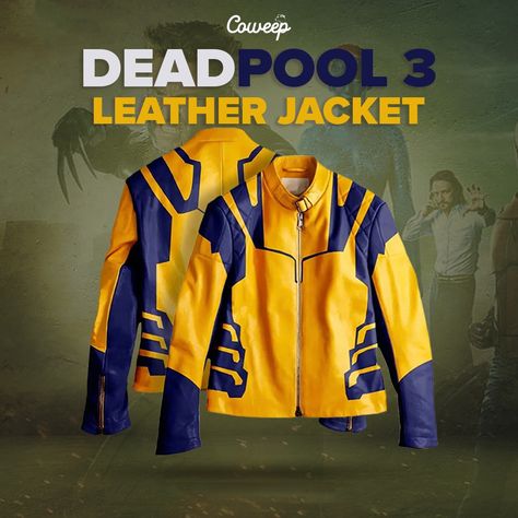 Show off your Wolverine style with this cool jacket from "Deadpool 3"! Inspired by Hugh Jackman's look. Buy Now:https://coweep.com/ #Wolverine #Deadpool3 #HughJackman #LeatherJacket #SuperheroStyle #Marvel #XMen #MovieMerch #Iconicfashion #TrendingNow #RyanReynolds #MovieRelease Hugh Jackman Deadpool, Deadpool 3 Wolverine, Wolverine Leather Jacket, Wolverine Jacket, Christmas Jacket, Superhero Fashion, Deadpool 3, Marvel Xmen, Dead Pool