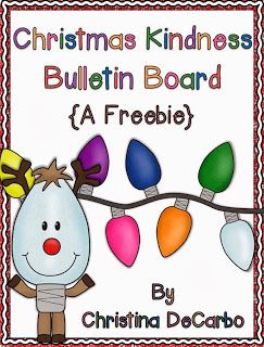 Christmas Kindness Freebie! -- celebrate kindness and make a string of lights to decorate doors or hallways Light Bulb Template, Celebration Activities, December Bulletin Boards, Christmas Kindness, Kindness Bulletin Board, Colorful Bulletin Boards, Montessori Board, Christmas Bulletin Boards, December Kindergarten