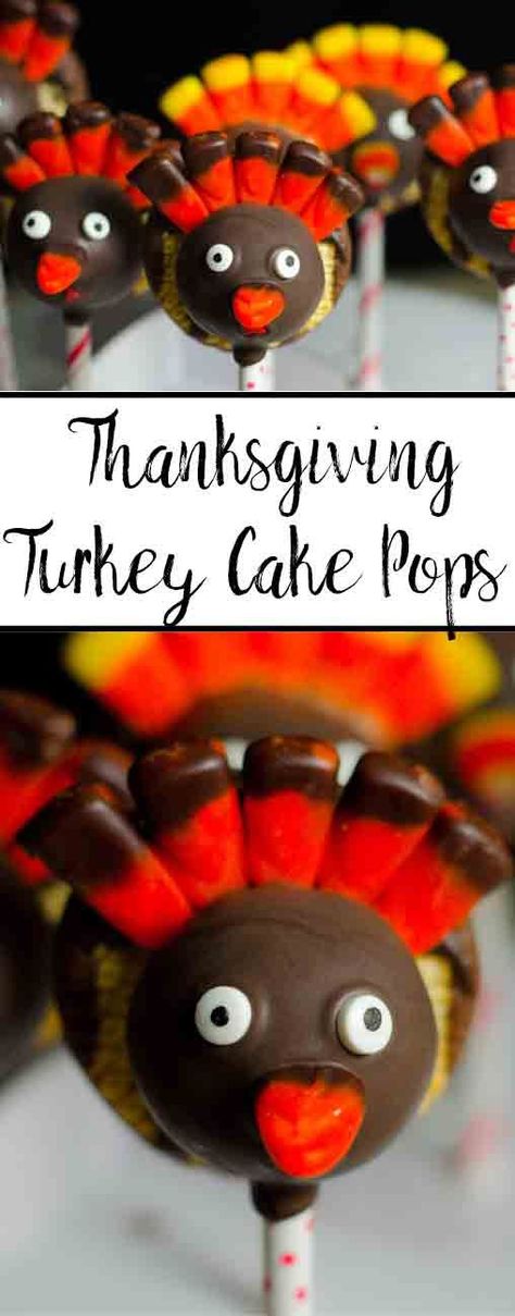 Thanksgiving Turkey Cake Pops: carrot cake and cinnamon cream cheese frosting. Delicious, impressive turkeys: step-by-step instructions & pictures. #thanksgiving #dessert #thanksgivingdessert #turkey #cakepop Thanksgiving Turkey Cake, Turkey Cake Pops, Thanksgiving Cake Pops, Easy Thanksgiving Turkey, Thanksgiving Cake, Turkey Cake, Turkey Cookies, Cinnamon Cream Cheese, How To Make Turkey