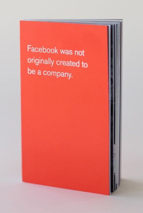 A LOOK INSIDE THE BEAUTIFUL HANDBOOK FACEBOOK GIVES ALL NEW EMPLOYEES Employee Onboarding, Employee Handbook, Employer Branding, New Employee, Publication Design, Brand Book, Red Books, Brochure Design, Editorial Design