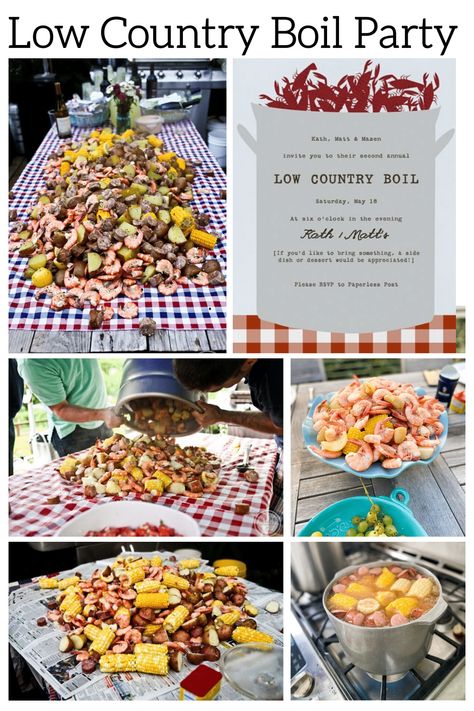 Country Boil Party, Low Country Boil Recipe, Shrimp Boil Party, Low Country Boil Party, Crab Boil Party, Great Harvest Bread, Cajun Boil, Fish Boil, Seafood Boil Party