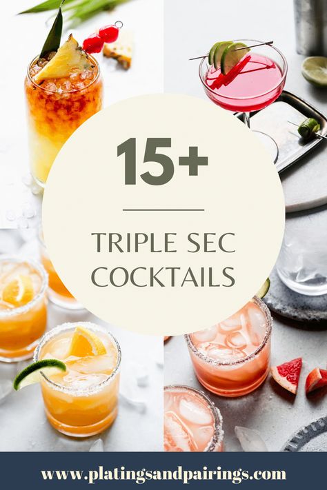 Wondering what the best Triple Sec cocktails are? I've got you covered with this guide! There are so many delicious cocktails to choose from! Triple Sec Drinks, Triple Sec Cocktails, Cosmopolitan Cocktail Recipes, Vodka Mixed Drinks, Prosecco Drinks, Best Mixed Drinks, Easy Margarita, Spicy Cocktail, How To Read More