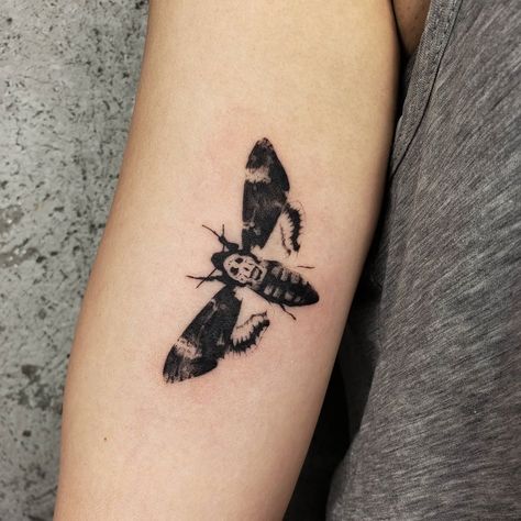 In Voluptas Mors, Deathhawk Moth Tattoo, Deathshead Hawkmoth Tattoo, Deaths Head Hawkmoth Tattoo, Moth With Skull Tattoo, Deathhawk Moth, Entomology Tattoo, Hawkmoth Tattoo, Moth Tattoo Men